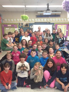 Blue Point Elementary students